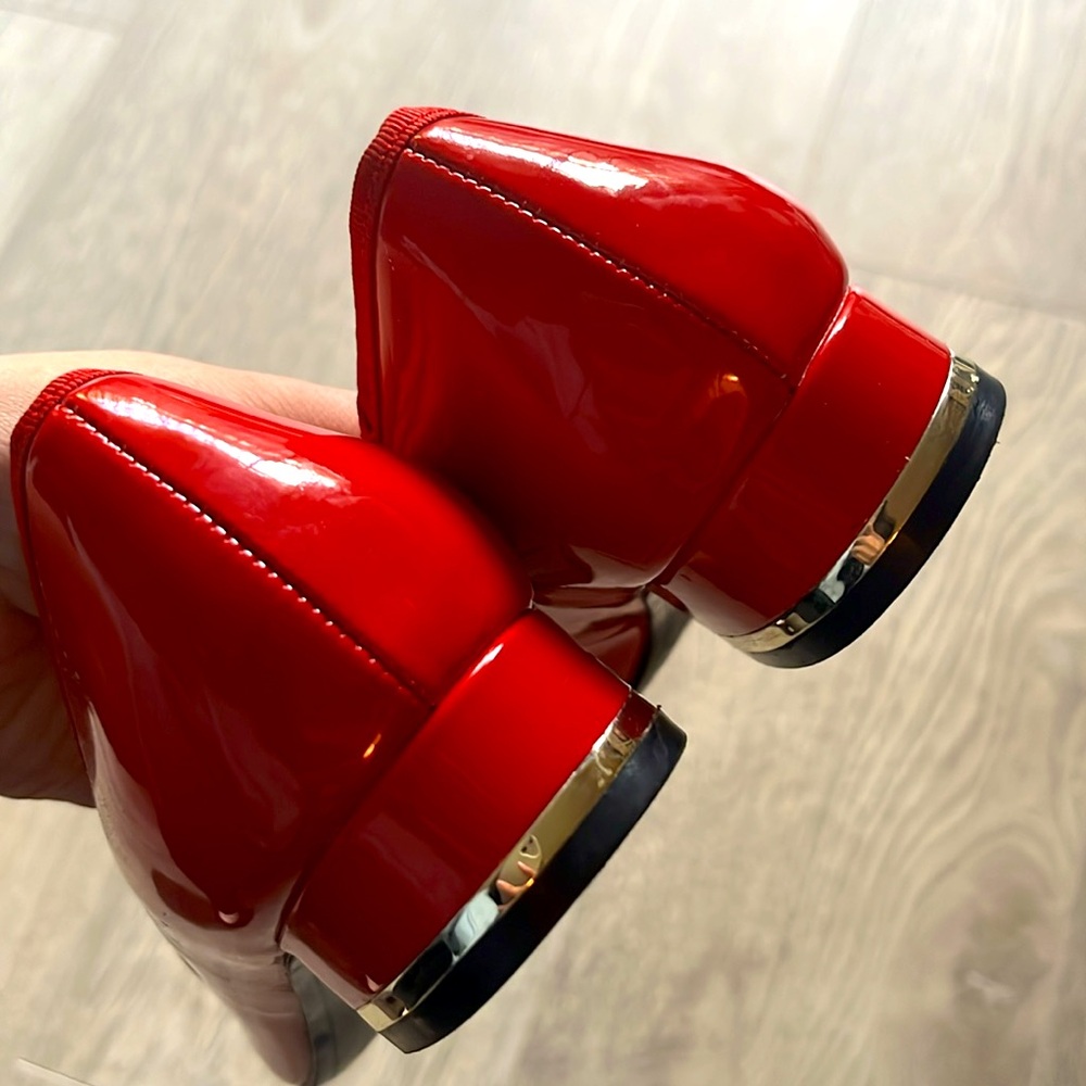 {ZARA}Red patent leather ballet shoes EU size 35/CH 225 - Picture 6 of 6